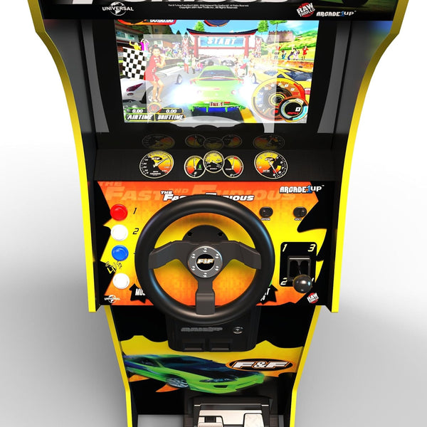 Arcade1Up the Fast and the Furious Deluxe Arcade Machine, Steering Wheel