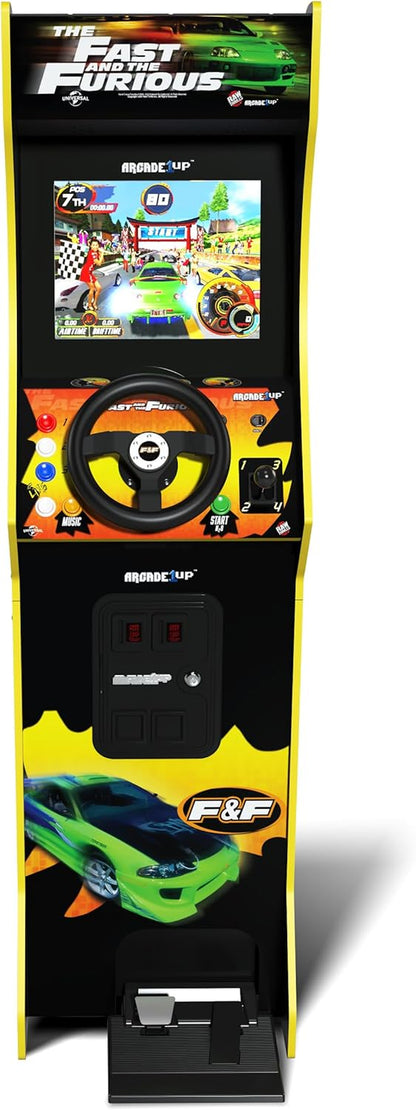 Arcade1Up the Fast and the Furious Deluxe Arcade Machine, Steering Wheel